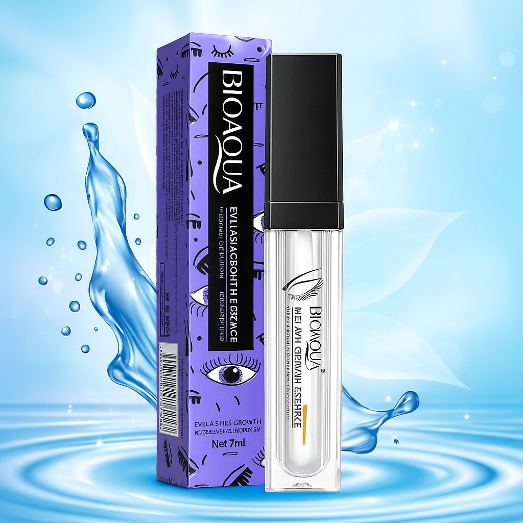 💜 BIOAQUA Eyelash Growth Serum – Pestañas más largas, fuertes y naturales 👁️