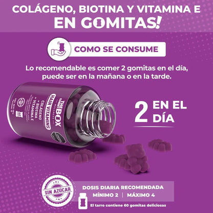 ⚜️ Colageno y Biotina en Gomitas 💅🏻