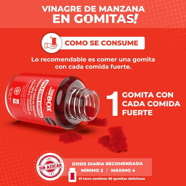 🍎 Vinagre de Manzana  en Gomitas 🍎